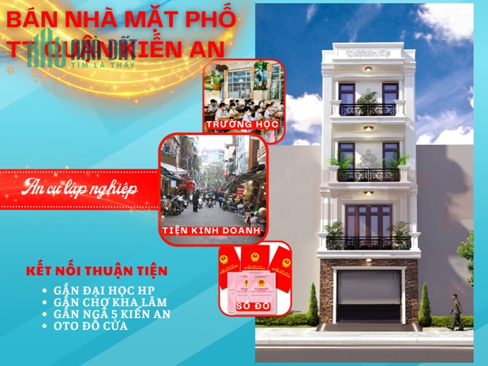🏤 Gia đình cần bán căn nhà mới xây ngay trung tâm quận Kiến An