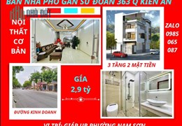 Bán nhà mặt phố trục đường kinh doanh gần Sư Đoàn 363 P Nam Sơn Q Kiến An
