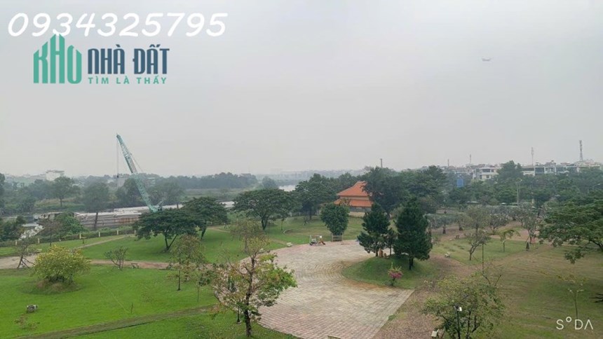 Đất hẻm 16m view công viên ven sông, DT 6x20m. Xây Hầm 5 lầu, chỉ 14.4 tỷ TL