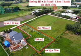 Lô đất xây nhà vườn 700 m2, huyện Đức Hòa, tỉnh Long An.....giá rẻ