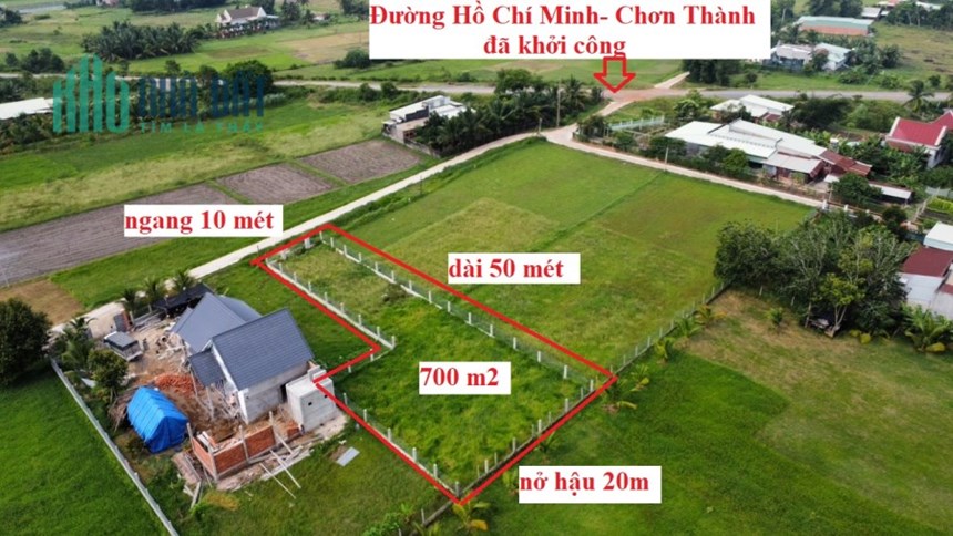 Lô đất xây nhà vườn 700 m2, huyện Đức Hòa, tỉnh Long An.....giá rẻ