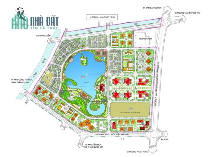 Cần Bán Nhanh Căn Biệt Thự Thành Phố Giao Lưu, View Mặt Hồ