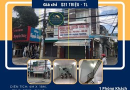 Cho thuê nhà Mặt Tiền Tân Kỳ Tân Quý 72m2, 3Lầu, 21 triệu