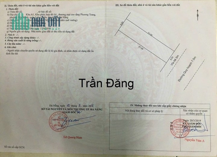 🔴💥Bán đất đường Trần Đăng (khu A1 Phương Trang) - Hòa Minh - Đà Nẵng