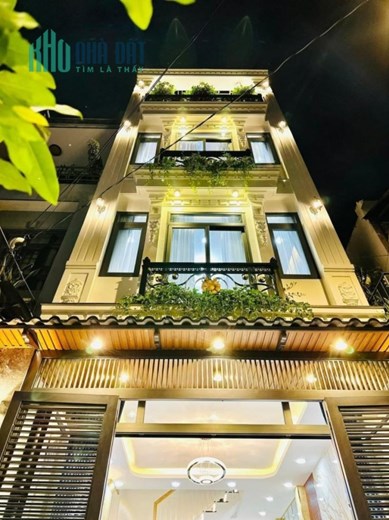 Lê Văn Thọ - P9 - Gò Vấp - 4 Tầng 4 PN. Hẻm xe hơi đỗ cửa - Giá chỉ 7 TỶ 350.