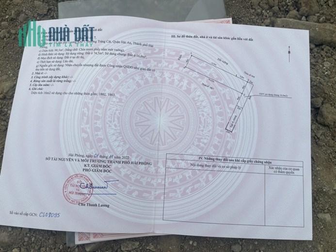 Bán lô đất đoạn đầu Cát Linh, Tràng Cát, Hải An