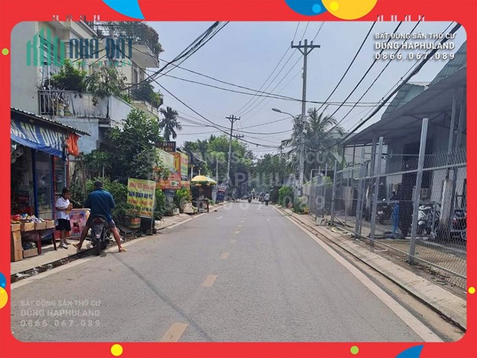 Q12. 20,x triệu/m2. 660m2 đất thổ cư, gần Quốc Lộ 1A, đường xe tải, thông.