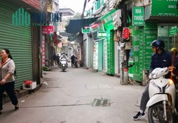 Bán đất ngõ 467 Lĩnh Nam 56m mt5m chào 4.2 tỷ ngõ thông oto vào
