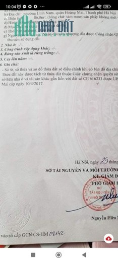Bán Nhà  Phố Chợ Nam Dư Lĩnh Nam Hoàng Mai Hà Nội, Kinh Doanh Tấp Lập , 86 m2, mặt tiền 5m,  giá
