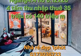 Mặt tiền kinh doanh Tôn Đản Q4 Ngang 4.4 nở hậu 8.12 x 26 m 4 tấm dưới 140 triệu m
# Nhà rẻ đẹp 1