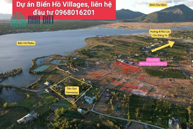 Bán đất dự án nghỉ dưỡng kết hợp nông nghiệp xanh biển hồ Village Pleiku