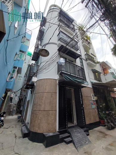 🍀 Nhà Góc 2 MT hẻm Hồ Thị Kỷ, 5x16m, 4 lầu 3 phòng ngủ 🍀