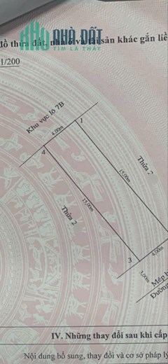 Bán đất phân lô TĐC Cái Hòm cạnh Hồ Phương Lưu, 60m Đông Nam giá 4.68 tỉ