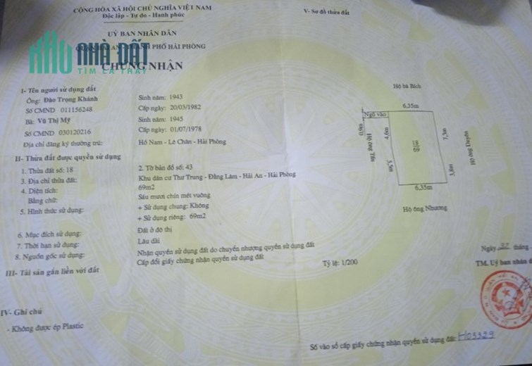Bán nhà xây mới Văn Cao, diện tích 69m 3 tầng GIÁ 4 tỉ gần ngay mặt đường