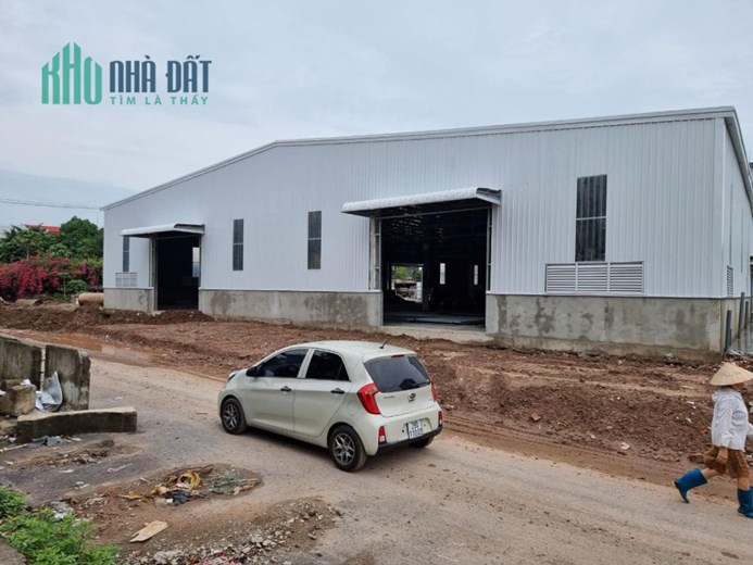 Bán 1.2ha đất nhà xưởng cụm CN Tân Quang, Văn Lâm, Hưng Yên. Sẵn 3000m2 nhà xưởng
