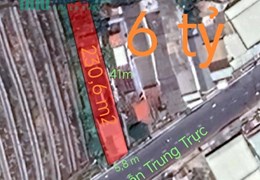 Bán đất và nhà mặt tiền trung tâm thị trấn Tân Trụ giá 6 tỷ
