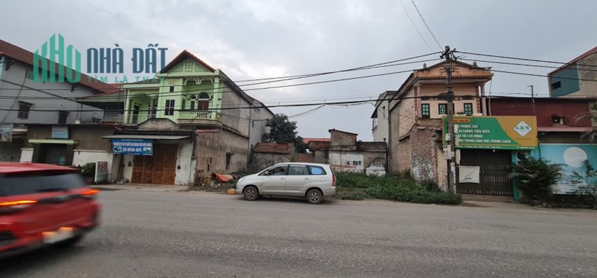 Bán nhà thị trấn Hương Canh (mặt QL2) 179m2, mặt tiền 14m, miễn TG