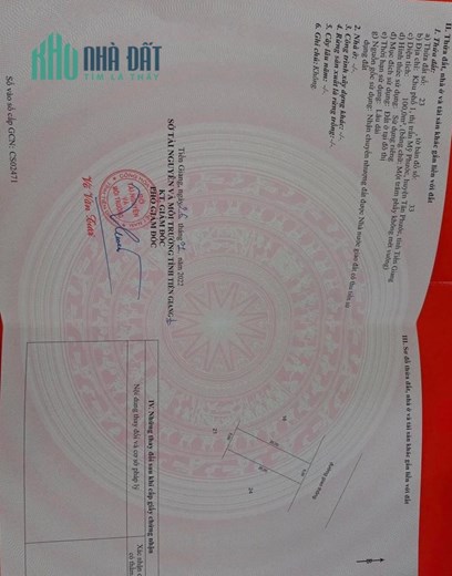 100m2 đất mặt tiền đường khu dân cư  thị trấn Mỹ Phước,Tân Phước,Tiền Giang