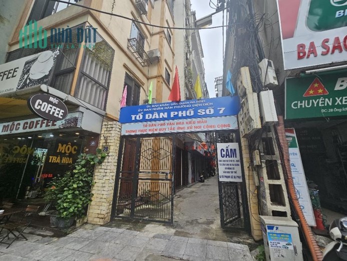 Bán Nhà Ngõ 28 Ông Ích Khiêm 60m, 2 Tầng, Mặt Tiền 4m, 7.5 Tỷ, Nhà Cũ Cho Đầu Tư