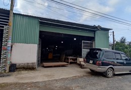 BÁN XƯỞNG 433M2 FULL THỔ NGAY NGÃ TƯ TÂN QUY  TRUNG AN CỦ CHI.