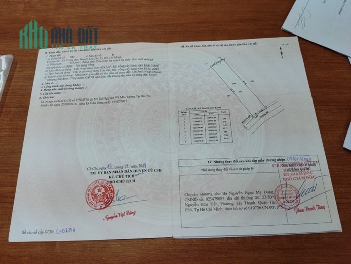 BÁN XƯỞNG 433M2 FULL THỔ NGAY NGÃ TƯ TÂN QUY  TRUNG AN CỦ CHI.