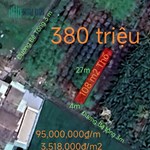 Bán thu hồi vốn lô đất thổ giá rẻ 380 triệu