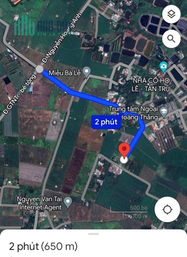 Bán thu hồi vốn lô đất thổ giá rẻ 380 triệu