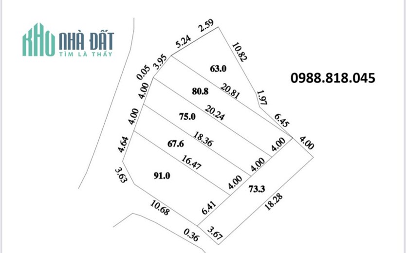Bán 6 lô đất MẶT HỒ Gia Lương (đình Gia Lộc), xã Việt Hùng, Đông Anh, Hà Nội, miễn TG