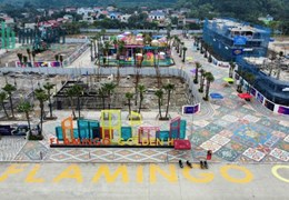 BÁN CĂN VILLASHOP 105M2 ĐẸP NHẤT FLAMINGO GOLDEN HILL HÀ NAM