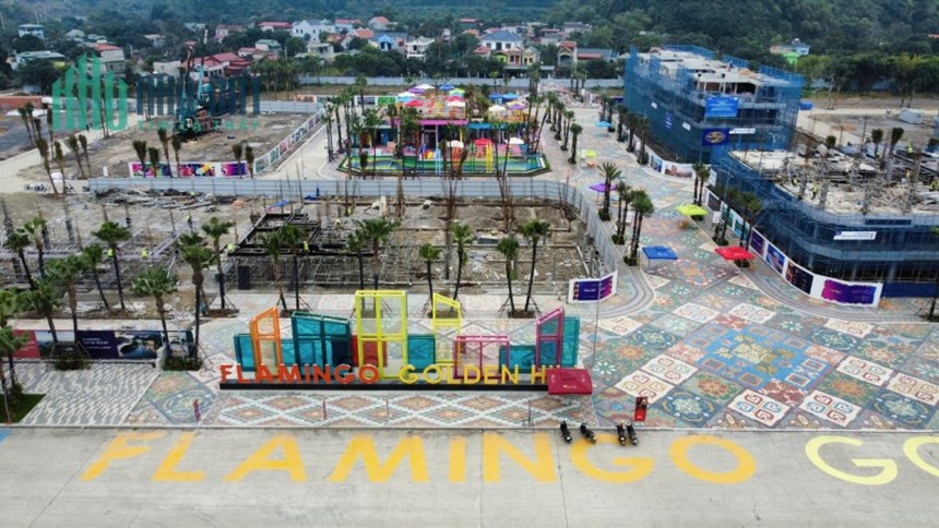 BÁN CĂN VILLASHOP 105M2 ĐẸP NHẤT FLAMINGO GOLDEN HILL HÀ NAM