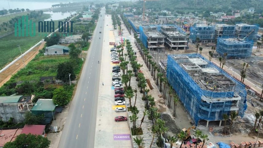 BÁN CĂN VILLASHOP 105M2 ĐẸP NHẤT FLAMINGO GOLDEN HILL HÀ NAM