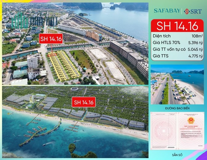 LỢI NHUẬN VƯỢT ĐỈNH CÙNG SAFABAY CẨM PHẢ -  chỉ 38 triệu/m2 đất