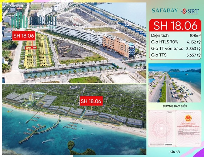 LỢI NHUẬN VƯỢT ĐỈNH CÙNG SAFABAY CẨM PHẢ -  chỉ 38 triệu/m2 đất