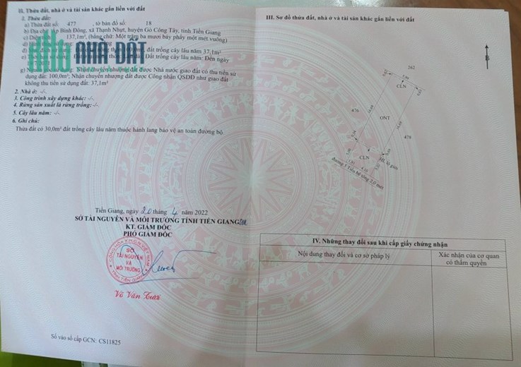 Cần ra nhanh 3 nền đất Thổ Cư tại Gò Công Tây, Tiền Giang, Giá đầu tư