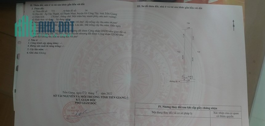 Cần ra nhanh 3 nền đất Thổ Cư tại Gò Công Tây, Tiền Giang, Giá đầu tư