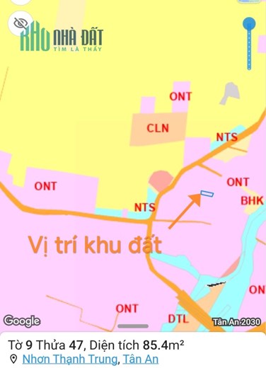 Bán rẻ thu hồi vốn đất thuộc Thành Phố Tân An giá 600 triệu