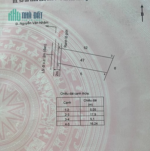 Bán rẻ thu hồi vốn đất thuộc Thành Phố Tân An giá 600 triệu