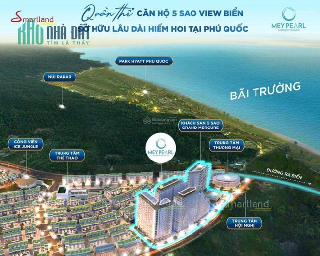 Căn hộ sổ hồng, sở hữu lâu dài, sát biển-Meypearl Harmony Phú Quốc