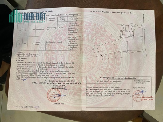 46m đất tại Phượng Mỹ, xã Mỹ Hưng. Bên cạnh đường Cienco5 và vành đai 4