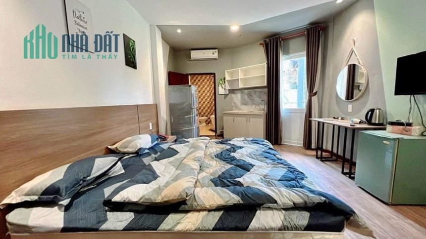 Phòng trọ 24m2 rất xinh full nội thất Nguyễn Trãi trung tâm Sài Gòn .