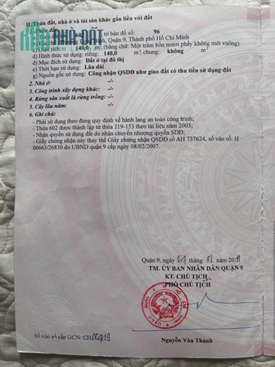 Cần Bán GẤP Lô Đất Đẹp Mặt Tiền đường Phước Thiện , Quận 9, Giá đầu tư