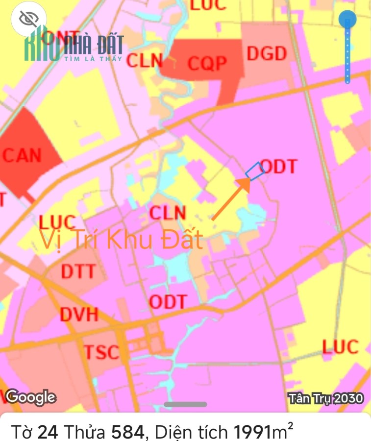 Bán gấp lô đất lúa vị trí trung tâm hạ giá 1,35 tỷ