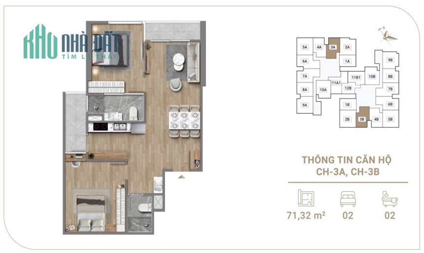 Quỹ căn hộ cao cấp Fibonan trực tiếp CĐT An Phú, chiết khấu lên tới 9% GTCH, giá từ 2,x tỷ/căn 2PN