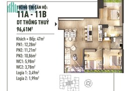 The Fibonan Ecopark chỉ từ 4 tỷ có ngay căn hộ 3PN/97m2 HTLS 0%/24 tháng, TTS Ck 9%+45tr
