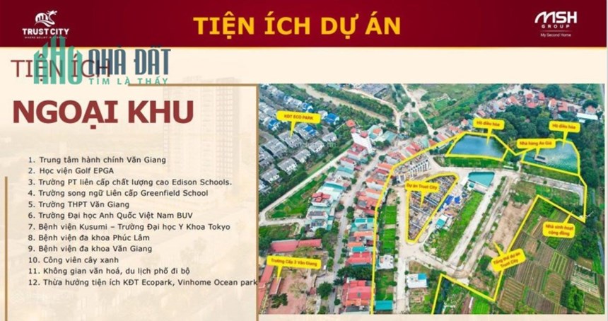 Bán 10 suất ngoại giao căn góc 2PN 2VS - 61 m2, Đông Nam, siêu đẹp dự án Trust City văn Giang