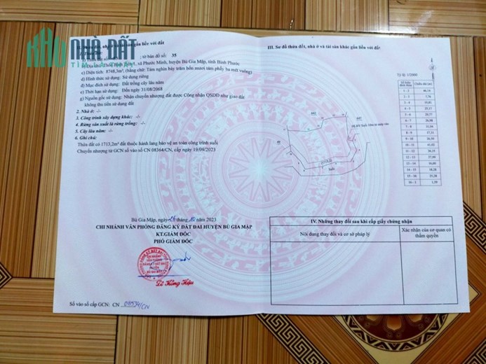 Bán NHANH 10894m2 đất tại xã Phước Minh, Bù Gia Mập, Bình Phước Giá Tốt