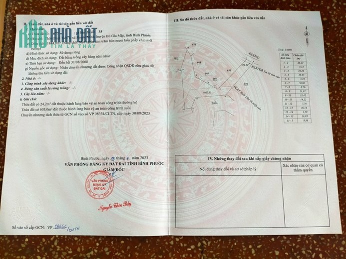 Bán NHANH 10894m2 đất tại xã Phước Minh, Bù Gia Mập, Bình Phước Giá Tốt