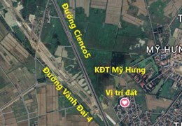 CIENCO5! Gần Đường Vành Đai 4, OTO vào đất. Bán Đất Mỹ Hưng