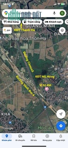 CIENCO5! Gần Đường Vành Đai 4, OTO vào đất. Bán Đất Mỹ Hưng