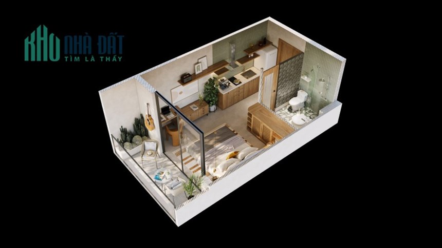 ĐỘC BÁN Studio - Chỉ từ 1,2 TỶ  là sở hữu căn hộ biển Flexhome tại Libera Nha Trang, Linh hoạt ở và